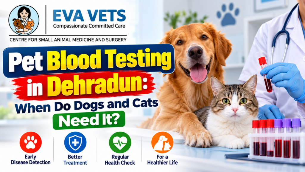 Pet Blood Testing in Dehradun: When Do Dogs and Cats Need It?