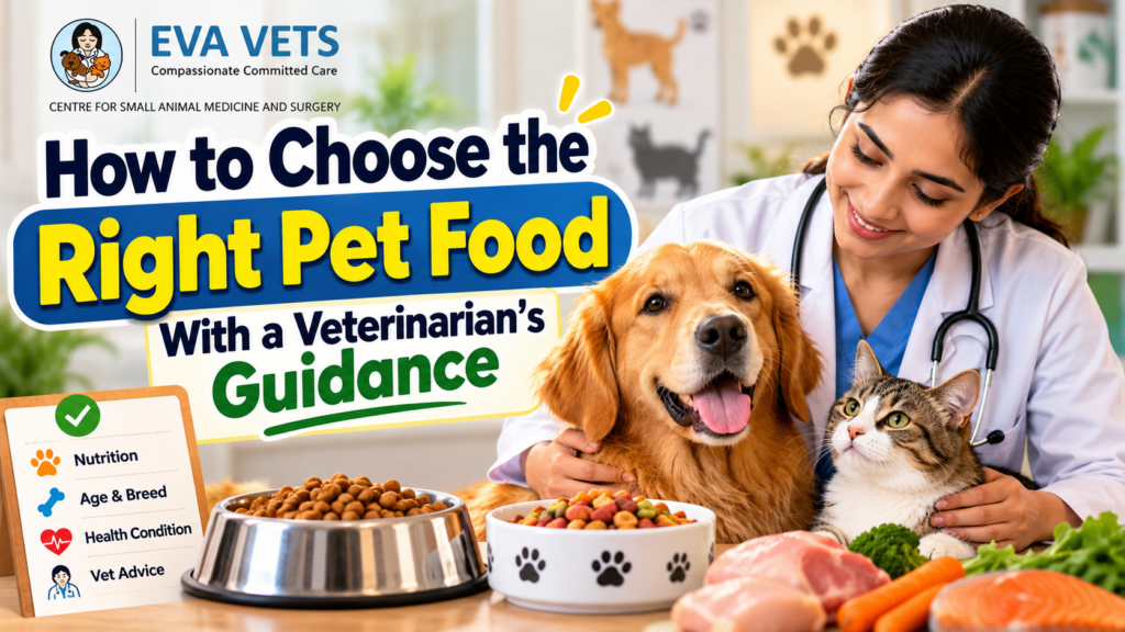 How to Choose the Right Pet Food With a Veterinarian’s Guidance