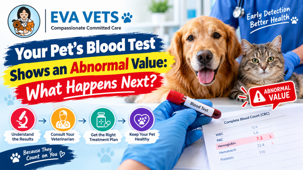 Your Pet's Blood Test Shows an Abnormal Value: What Happens Next?